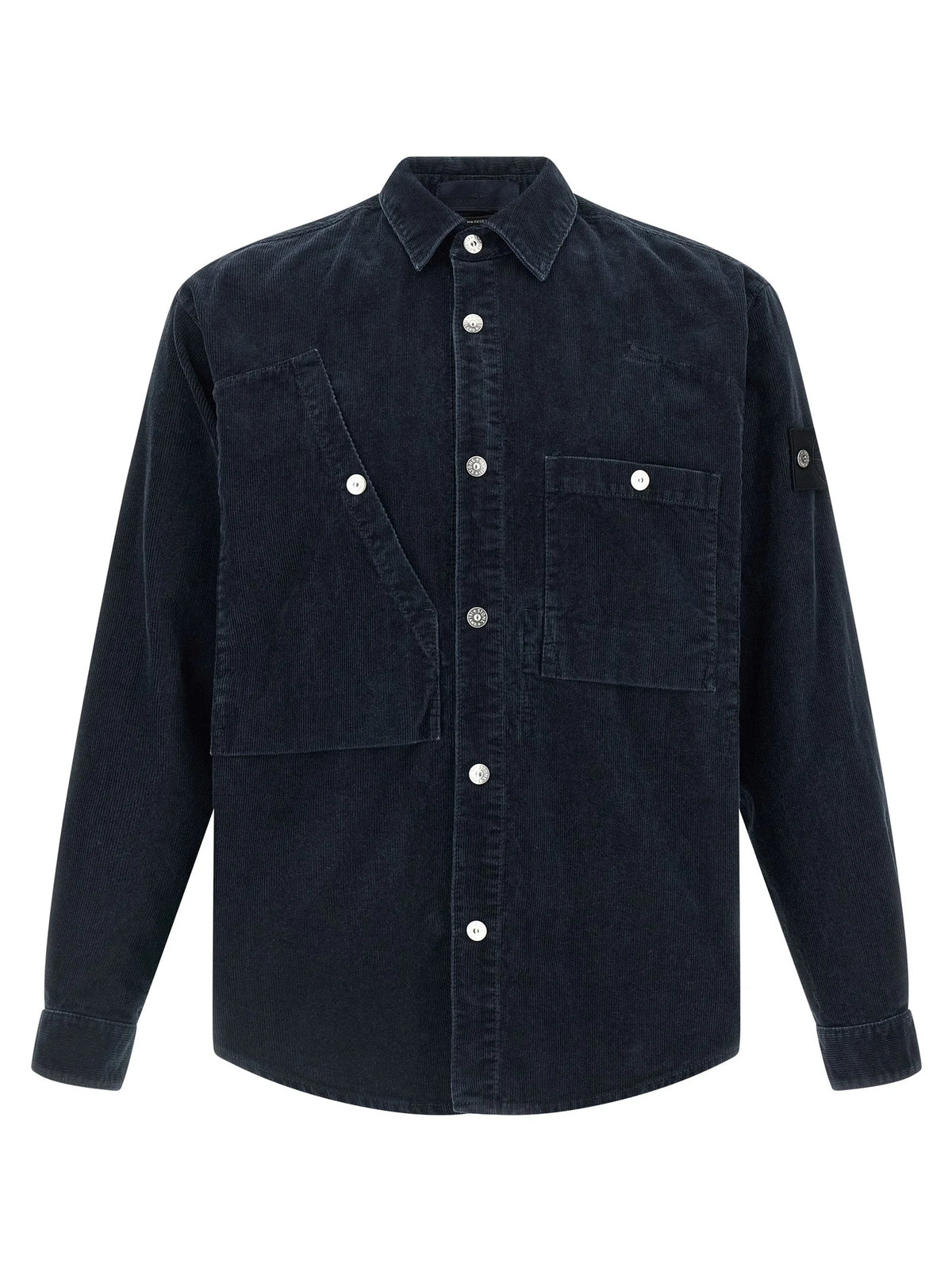 Stone Island Blue Cotton Blouse - M