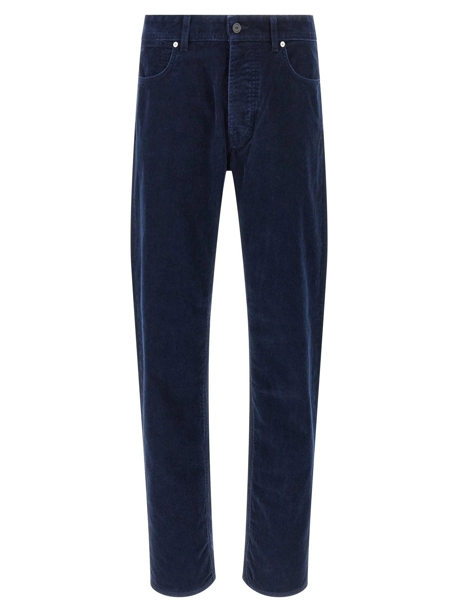 Stone Island Blue Cotton Casual Pants