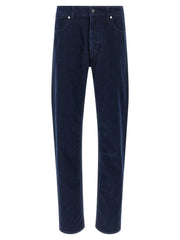 Stone Island Blue Cotton Casual Pants