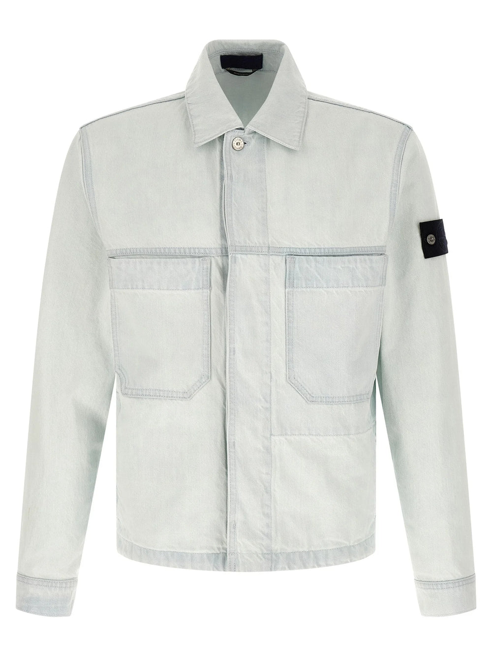 Stone Island Blue Cotton Denim Jacket - S