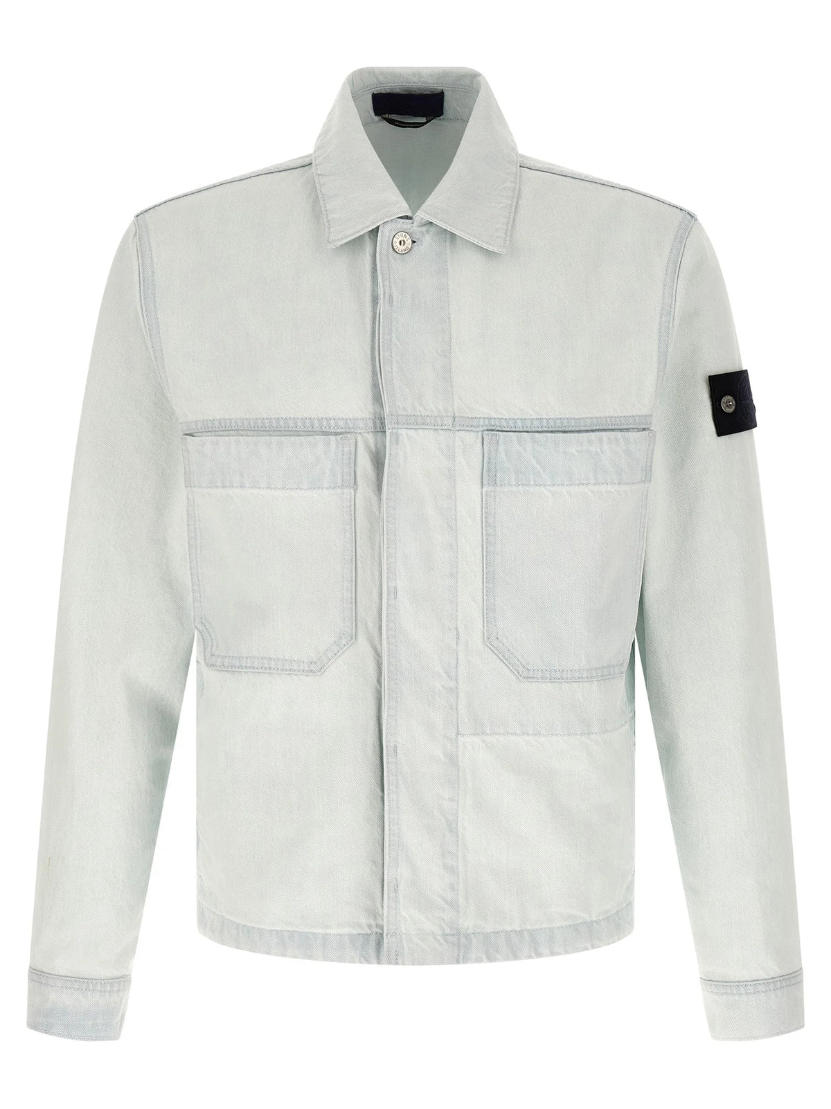 Stone Island Blue Cotton Denim Jacket - S