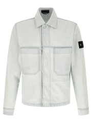 Stone Island Blue Cotton Denim Jacket - S