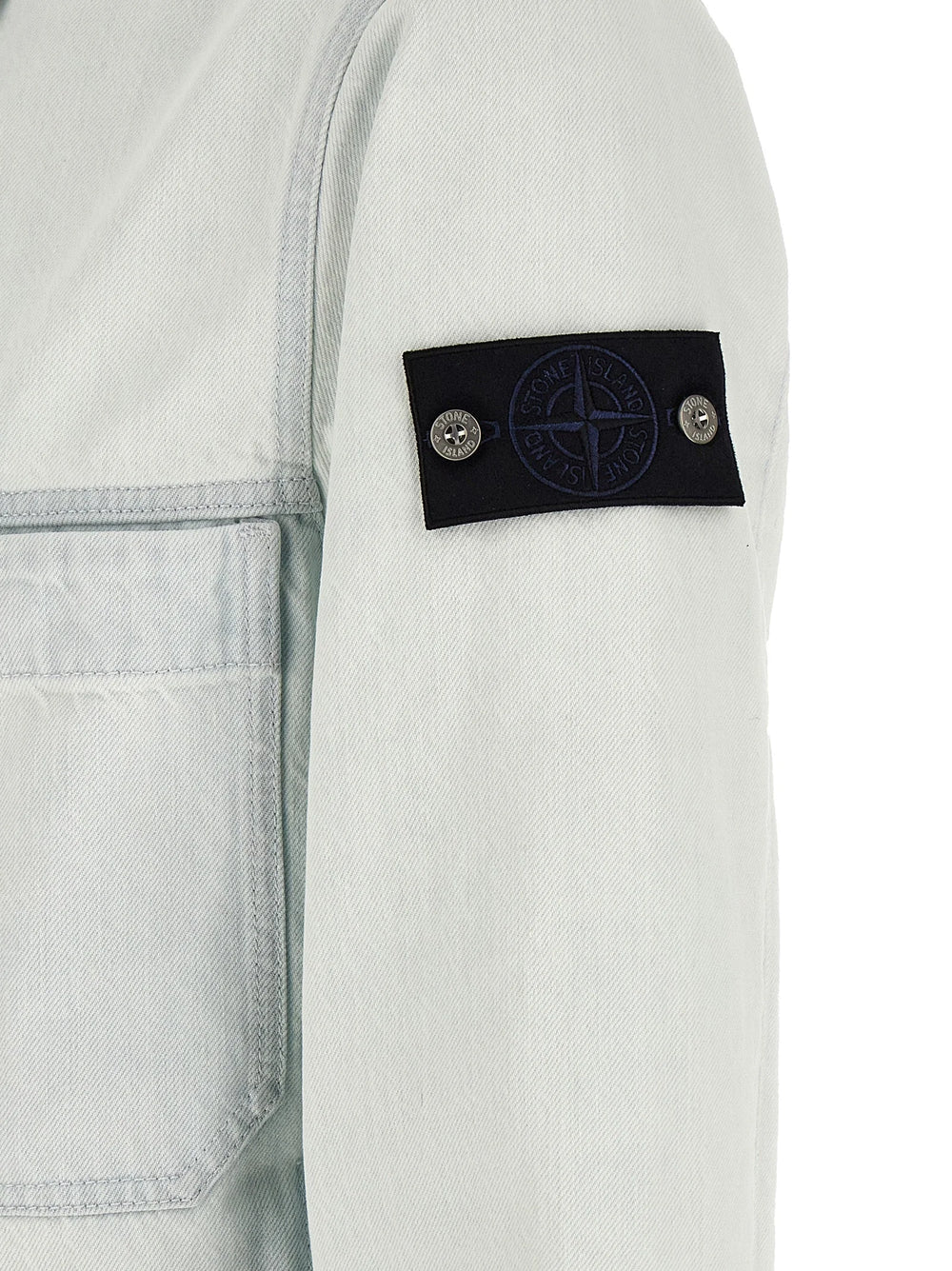 Stone Island Blue Cotton Denim Jacket - S