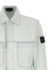 Stone Island Blue Cotton Denim Jacket - S
