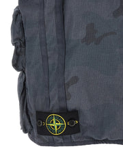 Stone Island Blue Cotton Sleeveless Jacket - M