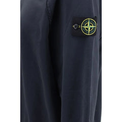 Stone Island Blue Cotton Sweatshirt