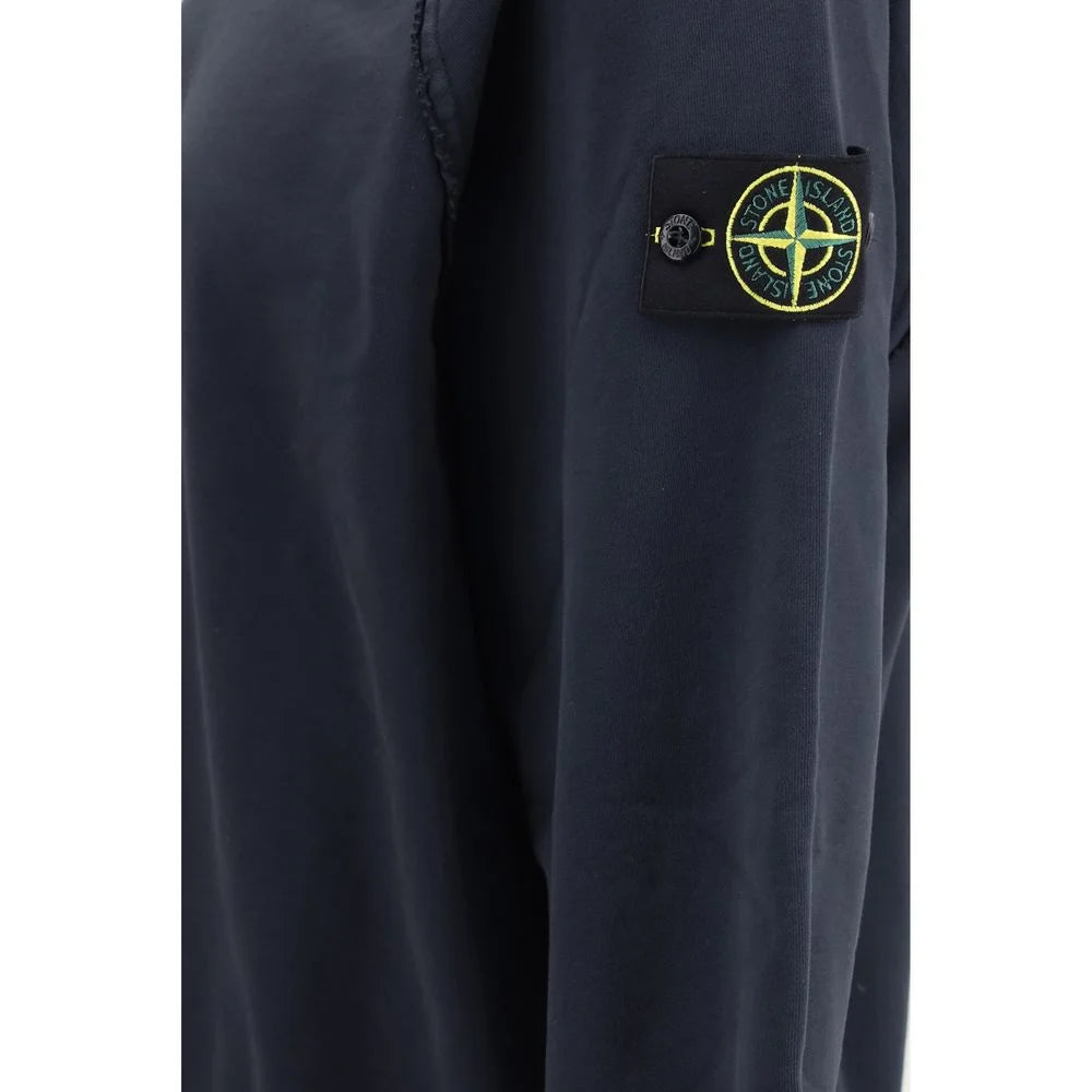 Stone Island Blue Cotton Sweatshirt - L