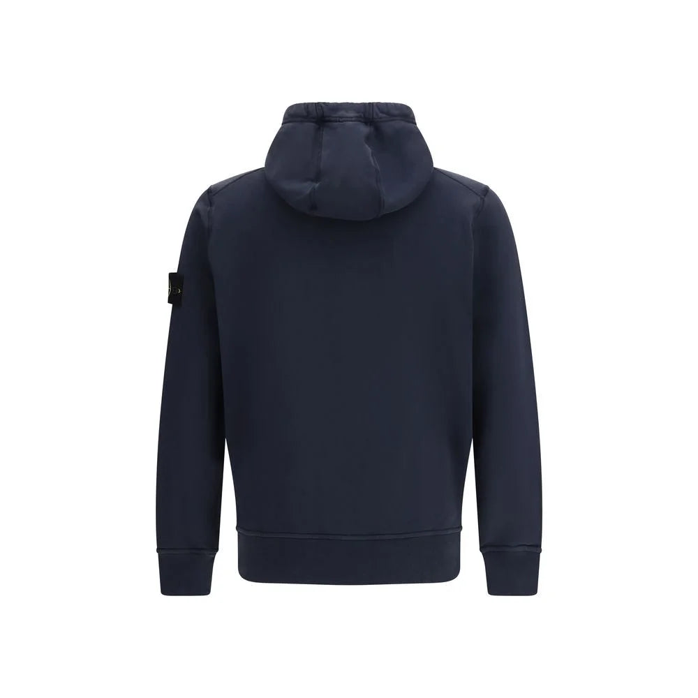 Stone Island Blue Cotton Sweatshirt - M