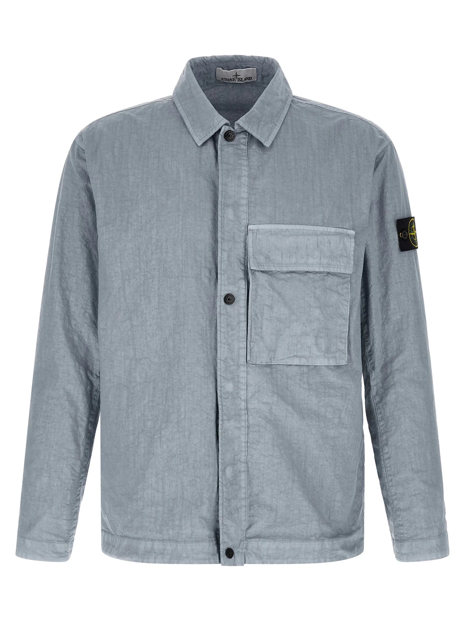 Stone Island Blue Polyamide Blouse - XL
