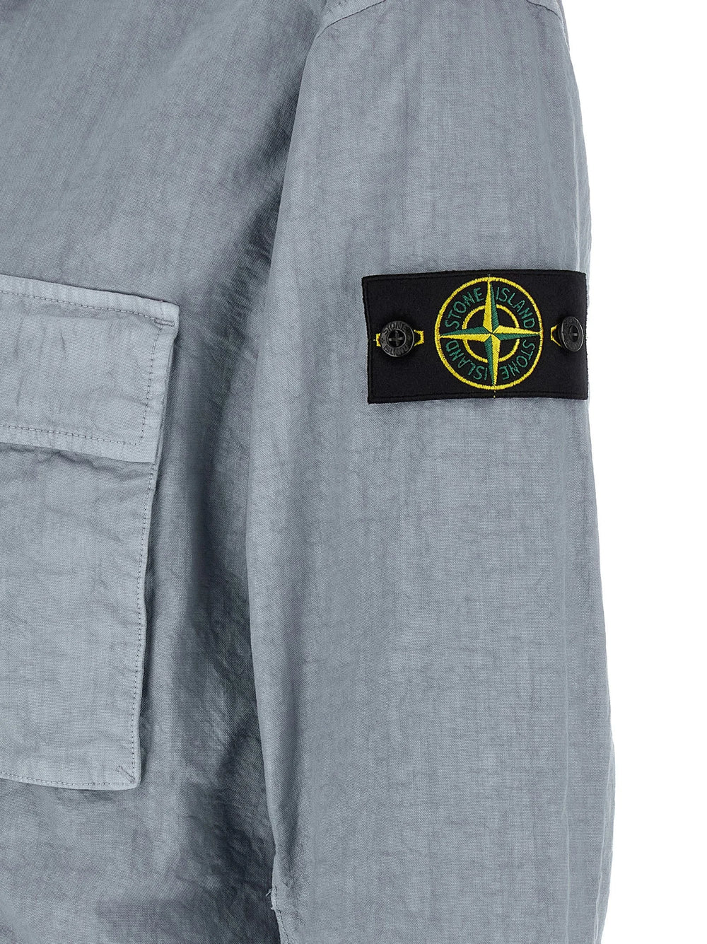 Stone Island Blue Polyamide Blouse - XL