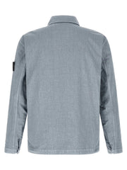 Stone Island Blue Polyamide Blouse - XL