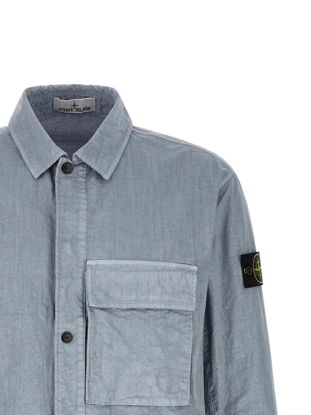 Stone Island Blue Polyamide Blouse - XL