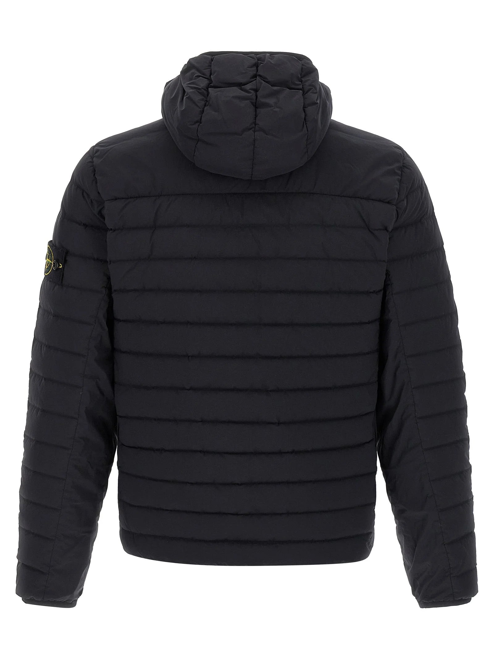 Stone Island Blue Polyamide Full-Length Jacket - XXL