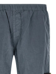Stone Island Blue Polyamide Joggers (Workout Pants)