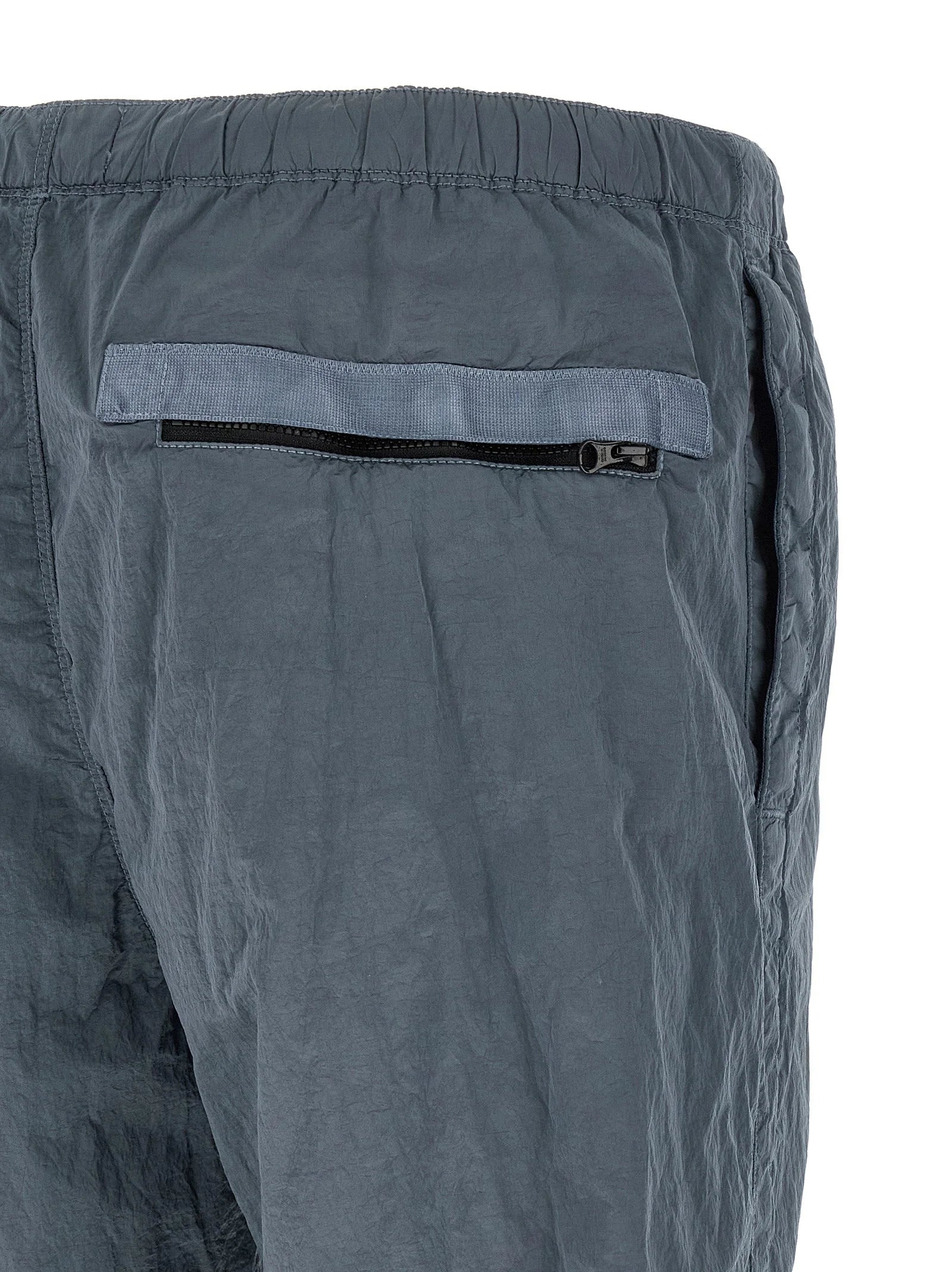 Stone Island Blue Polyamide Joggers (Workout Pants)