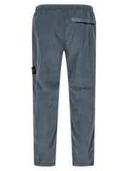 Stone Island Blue Polyamide Joggers (Workout Pants)