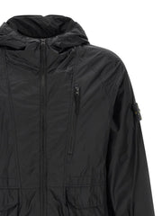 Stone Island Blue Polyamide Shell Jacket