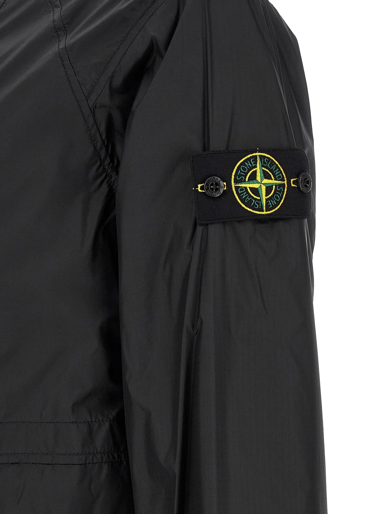 Stone Island Blue Polyamide Shell Jacket
