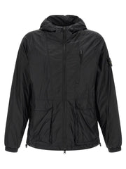 Stone Island Blue Polyamide Shell Jacket