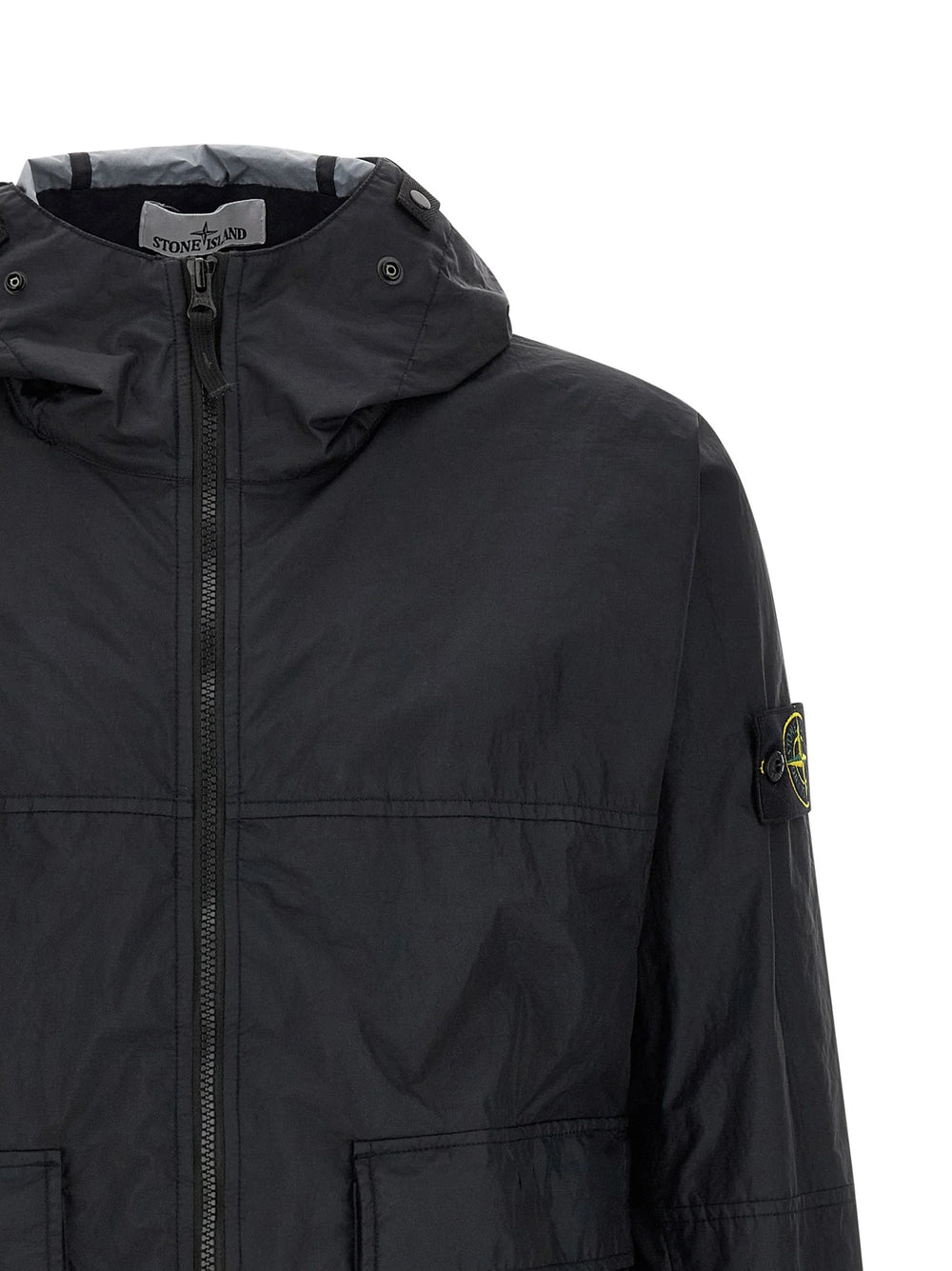 Stone Island Blue Polyamide Shell Jacket - M