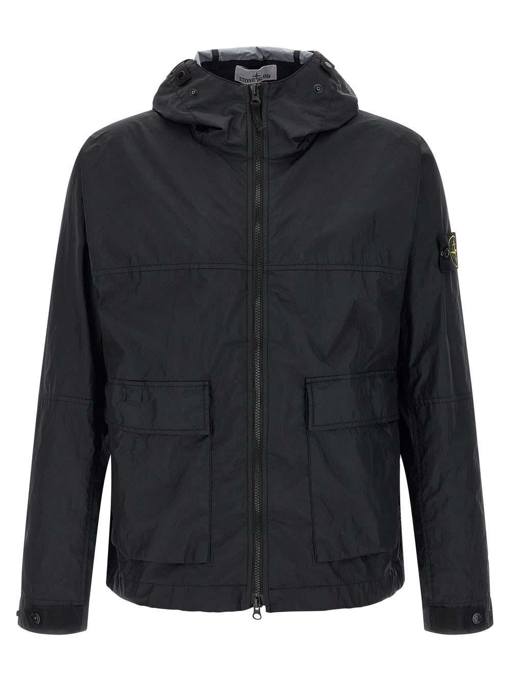 Stone Island Blue Polyamide Shell Jacket - M