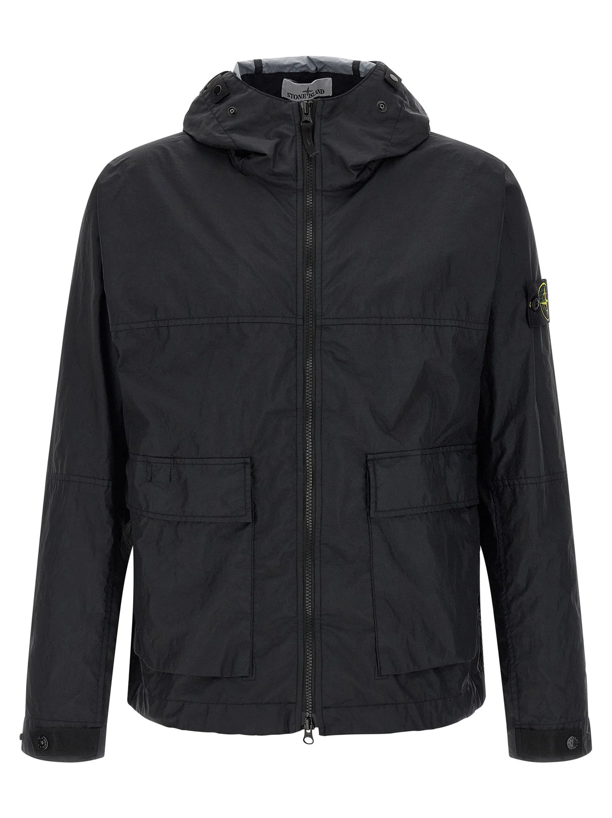 Stone Island Blue Polyamide Shell Jacket - M