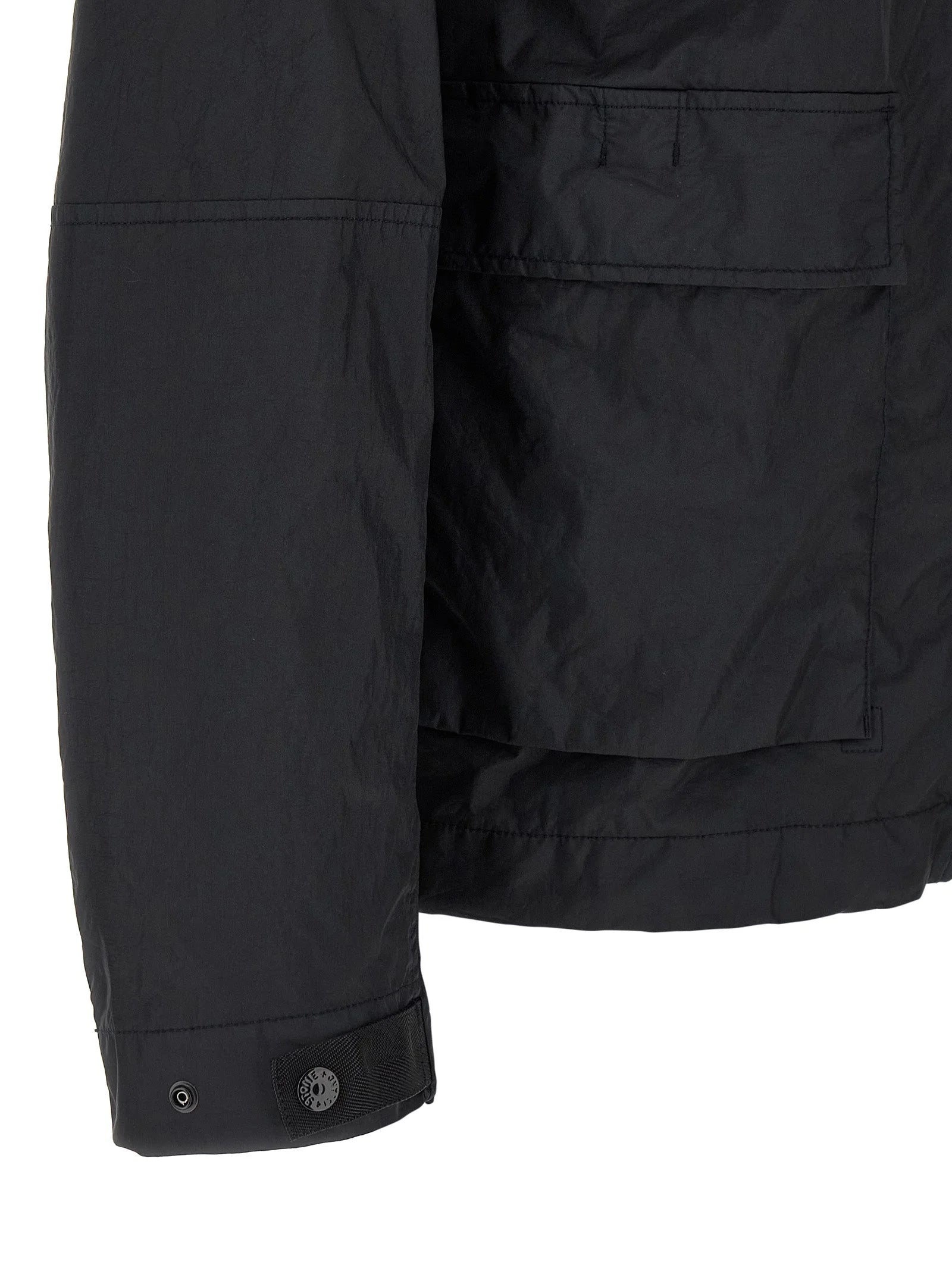 Stone Island Blue Polyamide Shell Jacket - M