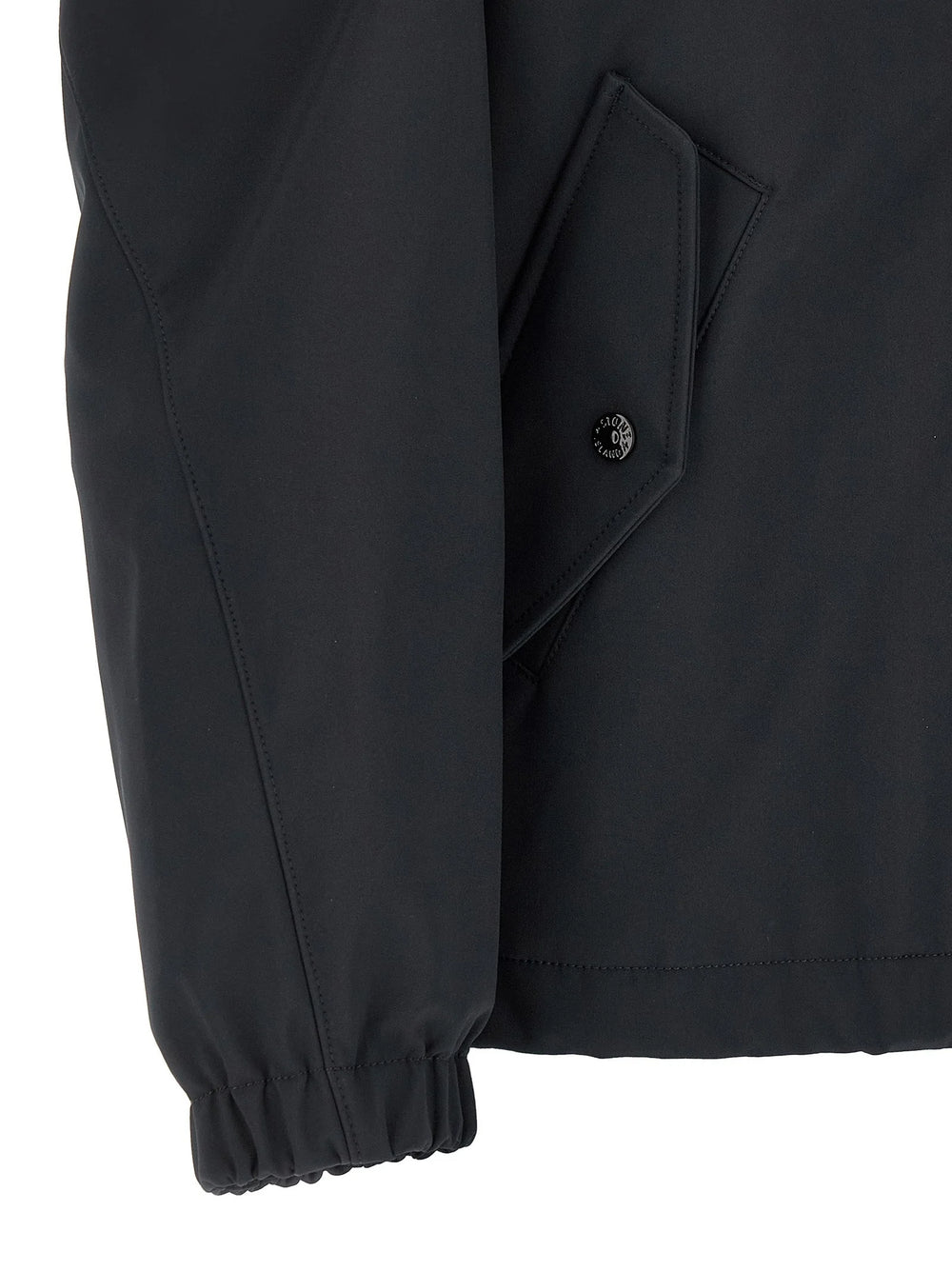 Stone Island Blue Polyester Shell Jacket