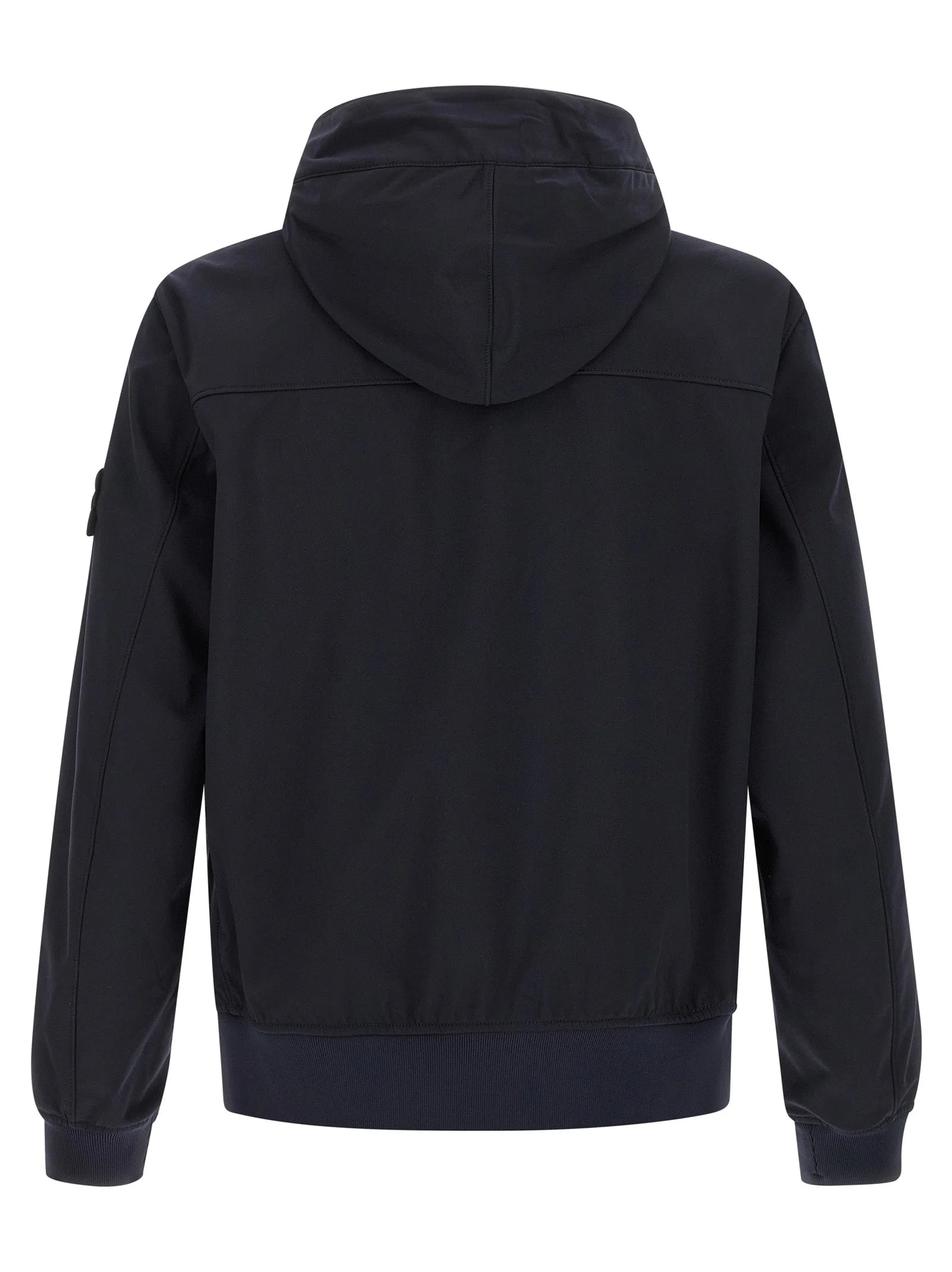 Stone Island Blue Polyester Shell Jacket