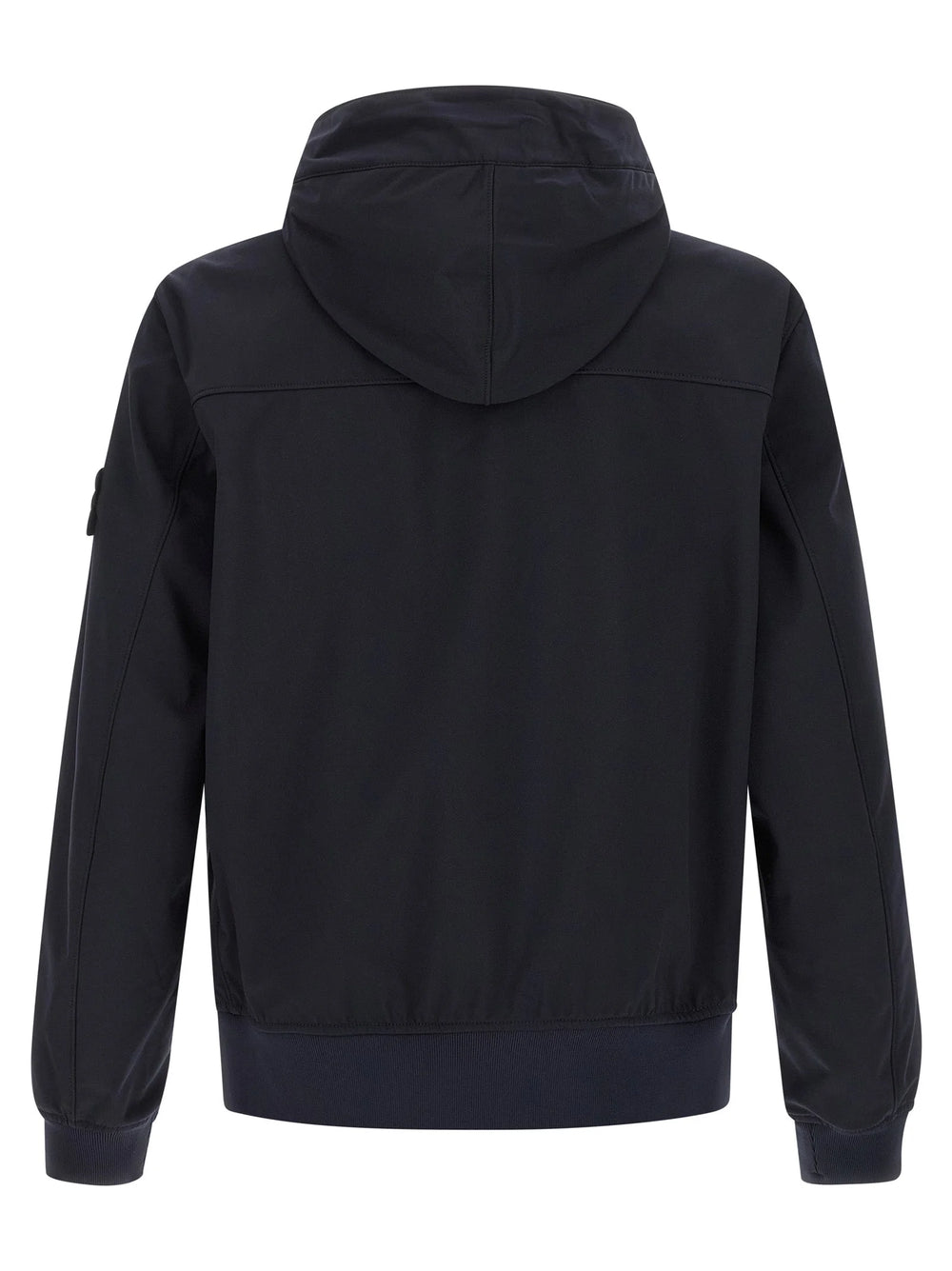 Stone Island Blue Polyester Shell Jacket