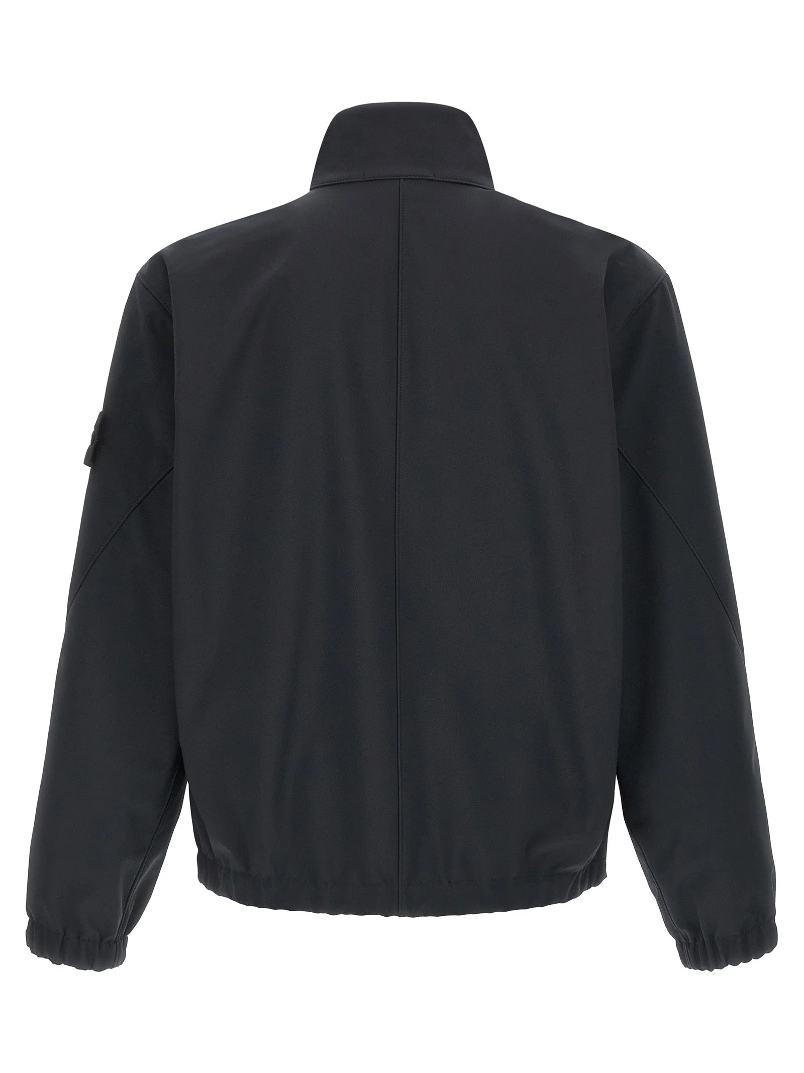 Stone Island Blue Polyester Shell Jacket