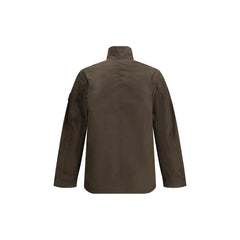Stone Island Brown Polyester Coat - M