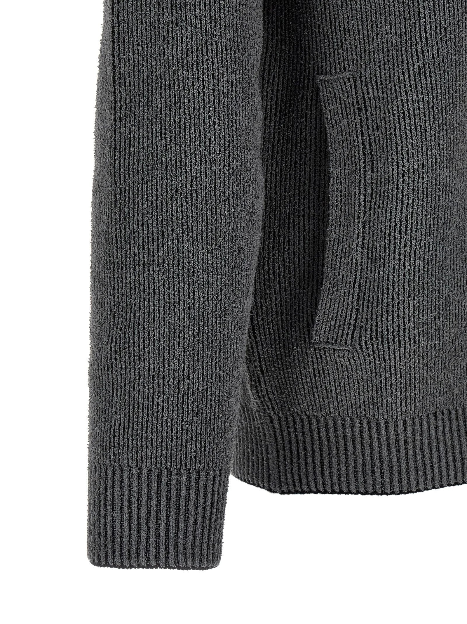 Stone Island Gray Cotton Cardigan - M