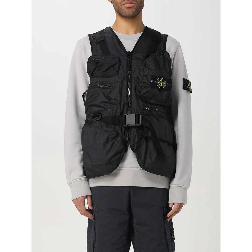 Stone Island Gray Cotton Shorts - M - Chino Shorts