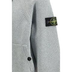 Stone Island Szary swet z poliestru - M