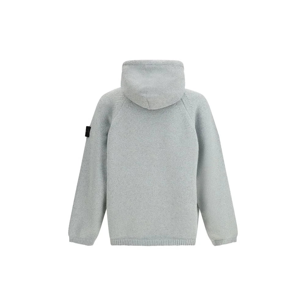 Stone Island Szary swet z poliestru - M