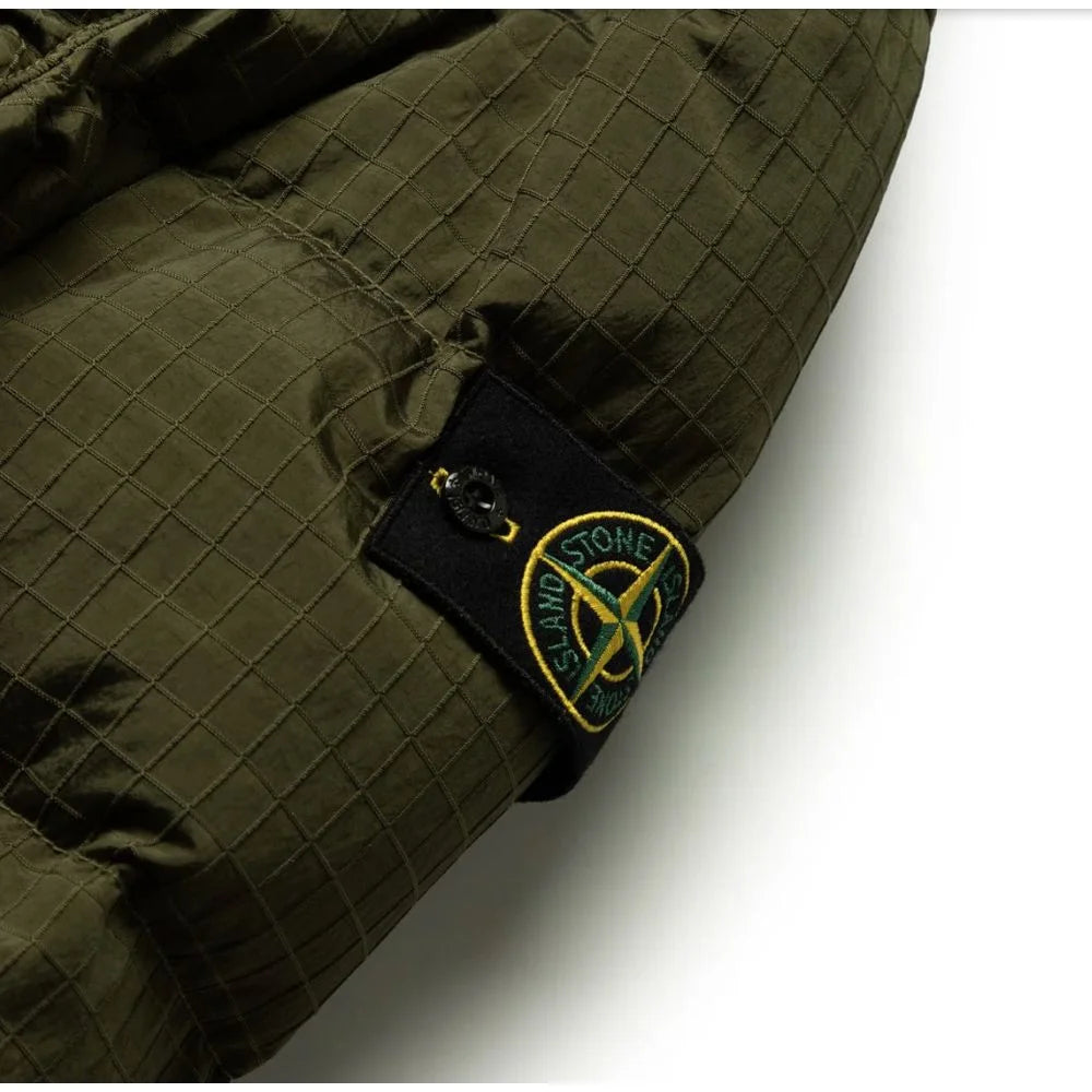 Stone Island Green Nylon Men Parka - L - Parkas