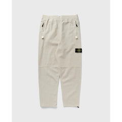 Stone Island White Cotton Men’s Trouser - Training Pants