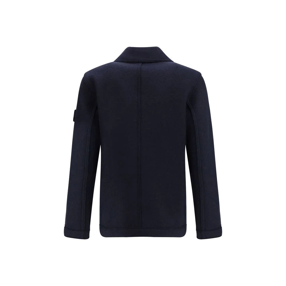 Stone Island Wool felt Coat - L - Pea Coats