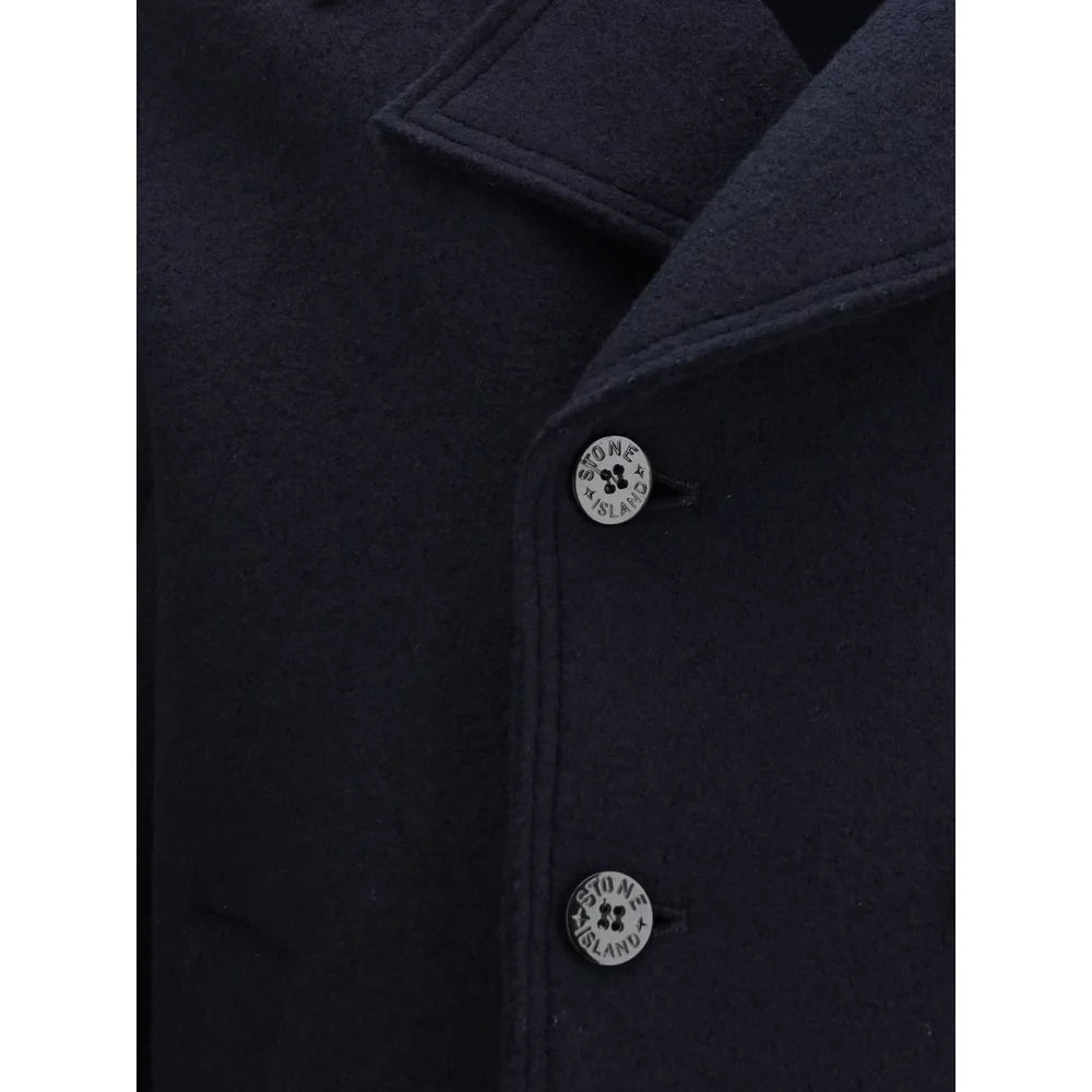 Stone Island Wool felt Coat - L - Pea Coats