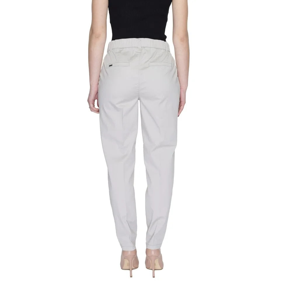 Street One Beige Cotton Pant - W44 | L28 - Trousers