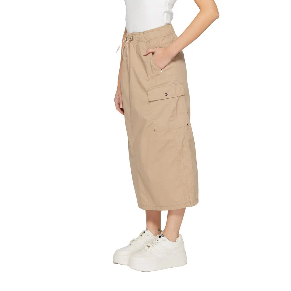 Street One Beige Cotton Skirt - 46 - Skirts