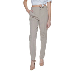 Street One Beige Polyamide Pant - Trousers