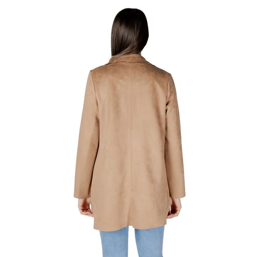 Street One Beige Polyester Trench Coat - Trench Coats