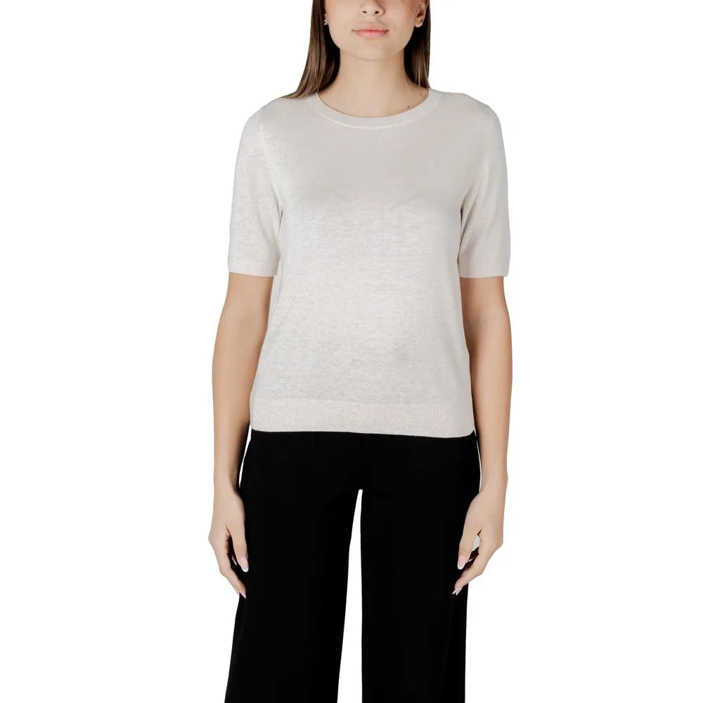 Street One Beige Viscose Sportswear - Sweaters