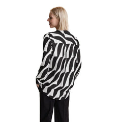 Street One Black And White Viscose Blouse - IT38|XS - Blouses