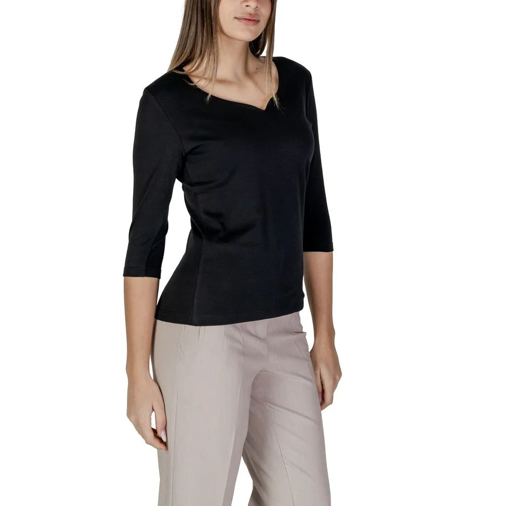 Street One Black Cotton T-Shirt - T-Shirts