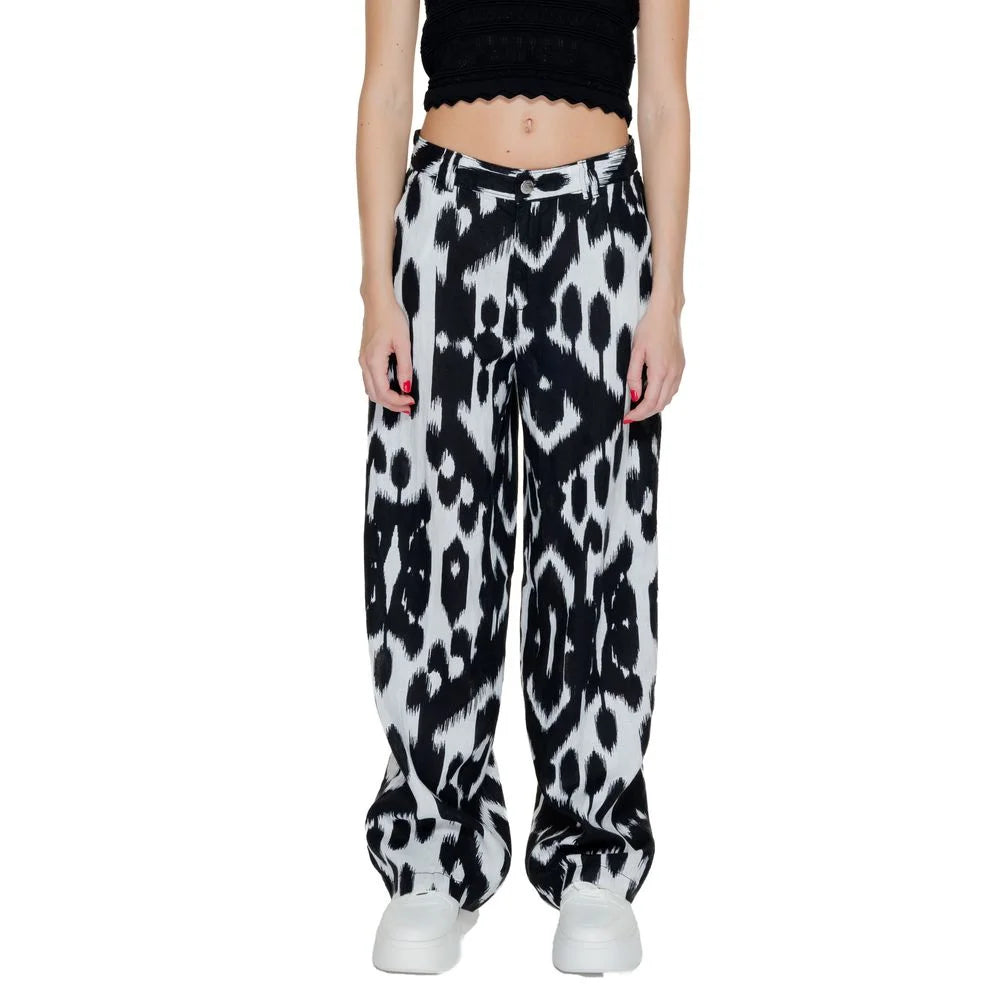 Street One Black Linen Pant - W38 | L32 - Trousers