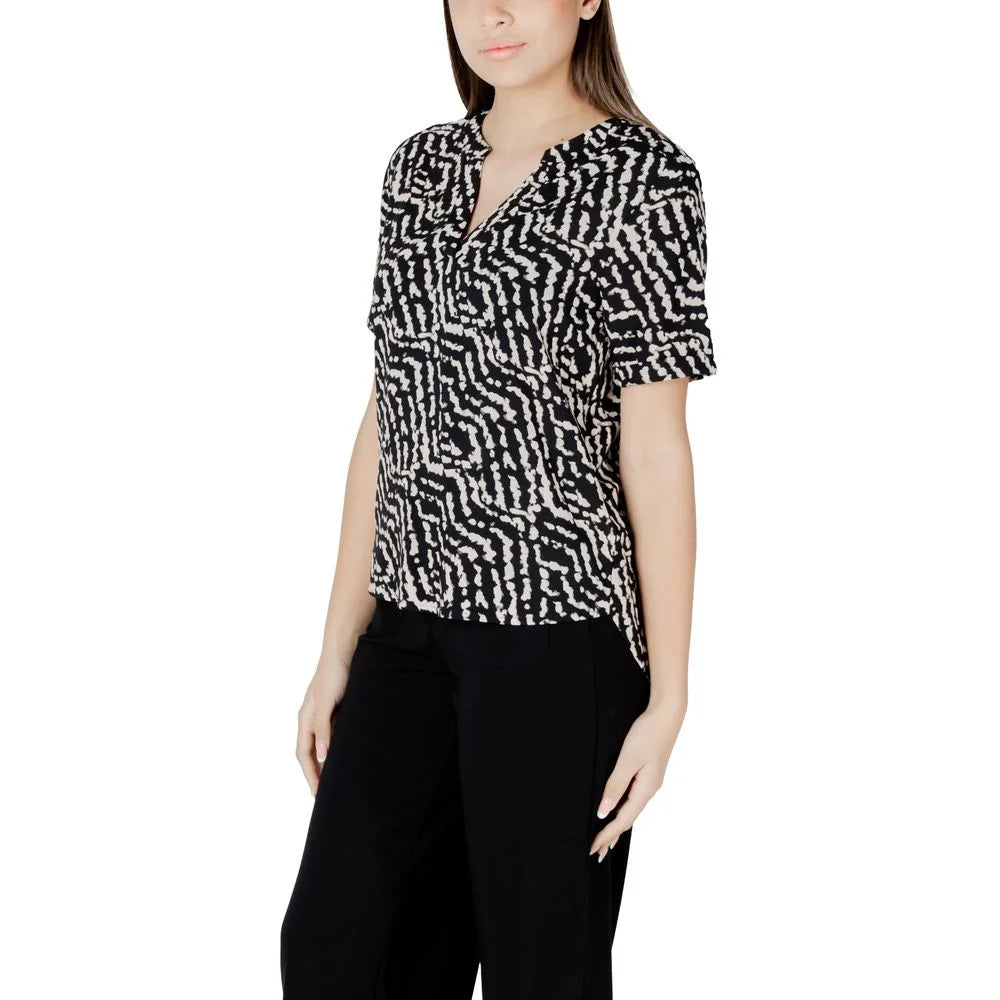 Street One Black Viscose Blouse - 34 | XXS - Blouses