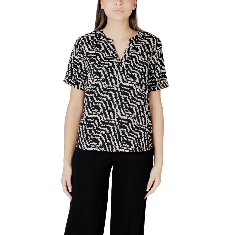 Street One Black Viscose Blouse - 34 | XXS - Blouses
